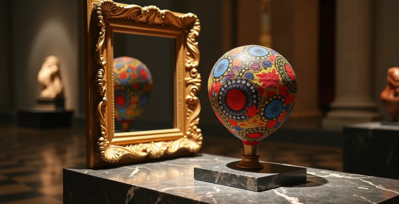 Opera contemporanea africana in dialogo con arte classica europea